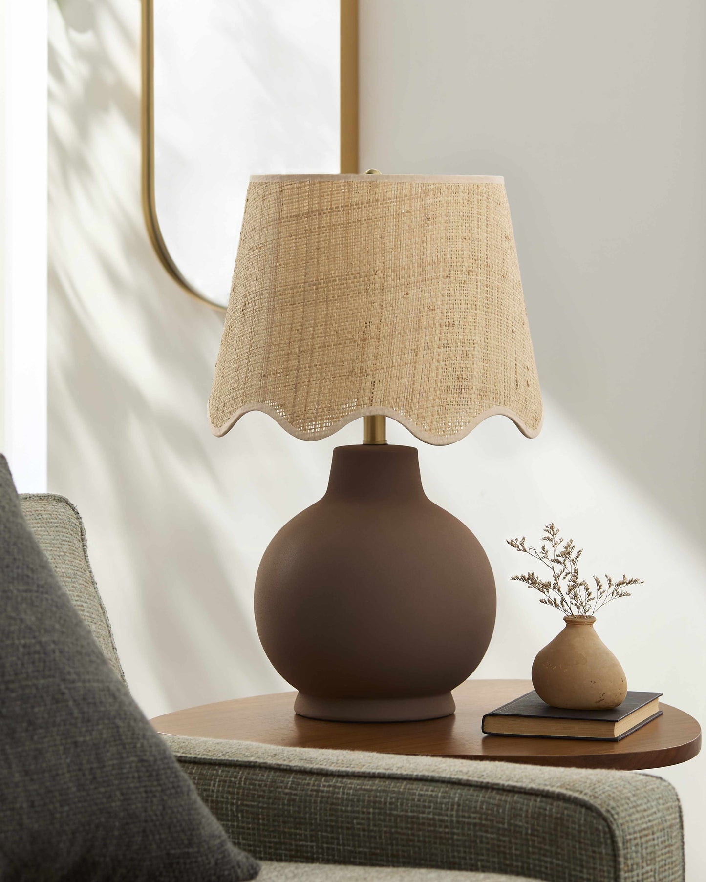 Ranshofen Multi Brown Table Lamp